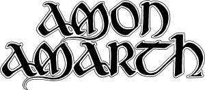 AMON AMARTH - Large Classic Logo b&w