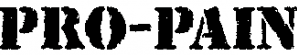 PRO PAIN - classic logo