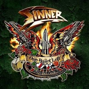 SINNER - One Bullet Left front cover album promo pic!