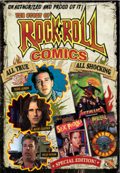 Rock 'N Roll Comics - DVD - box art - promo