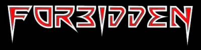 Forbidden - Large Logo - Red & Black