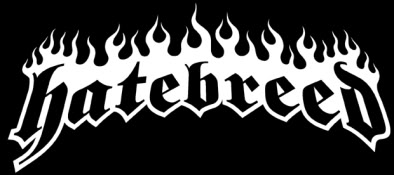 HATEBREED - Large Logo - B&W!