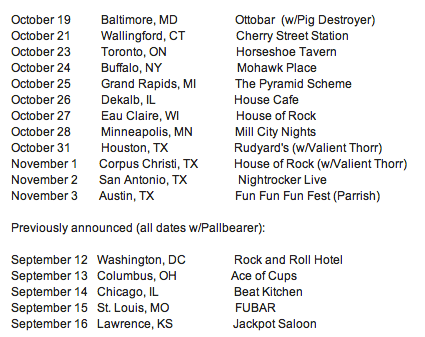 Royal Thunder - Tour Dates - Fall:Winter 2012!