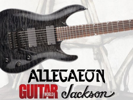allegaeon - guitar world - contest promo ad!