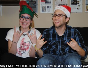 Asher Media Relations - Happy Holidays - 2012