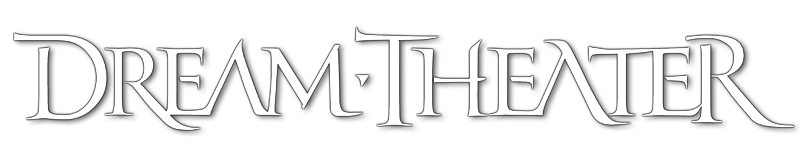 Dream Theater - Large Band Logo - White!