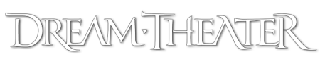 Dream Theater - Large Band Logo - White!