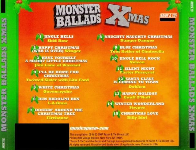 Monster Ballads - X-Mas - back cover promo pic!