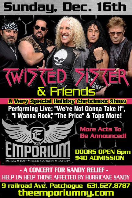 Twisted Sister - Concert For Sandy Relief - Dec 16 - 2012
