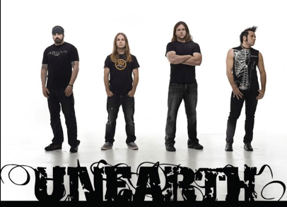 Unearth - Group Promo Pic - logo - 2012