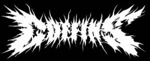 Coffins - band logo - black & white