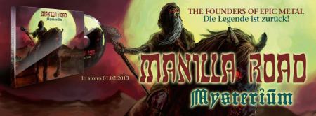 Manilla Road - Mysterium - promo banner - 2013