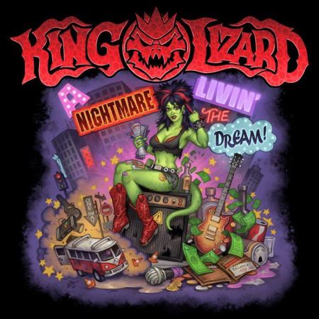 King Lizard - A Nightmare Livin' The Dream! - promo cover pic