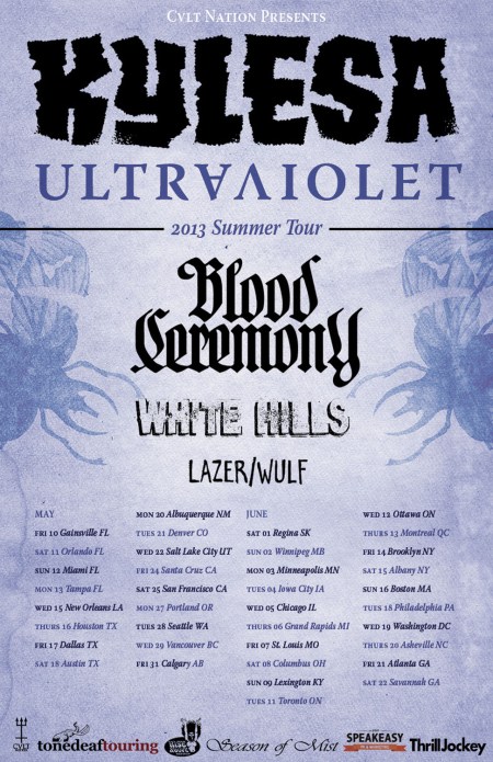 Kylesa - Summer Tour - 2013 - promo flyer
