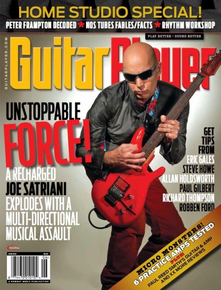 Joe Satriani - Guitar Player - Promo Cover Pic - 2013