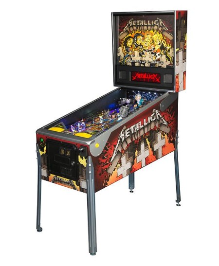 Metallica - pinball machine - promo pic - 2013