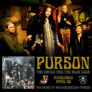 Purson - The Circle And The Blue Door - promo flyer