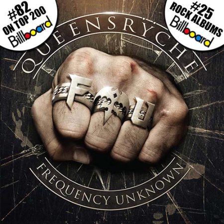 Queensryche - Frequency Unknown - promo album pic - Billboard Charting - 2013