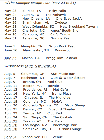 Royal Thunder - Tour Dates - 2013 - #5