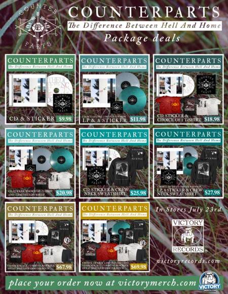 Counterparts - new album - 2013 - preorder promo flyer