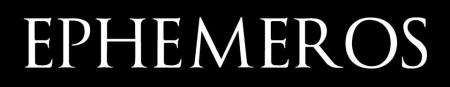 Ephemeros - large logo - B&W