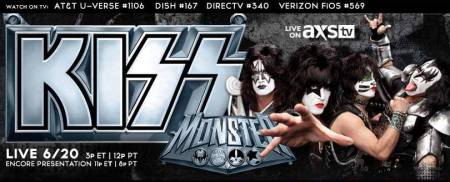 Kiss - live on axs tv - promo banner - 2013