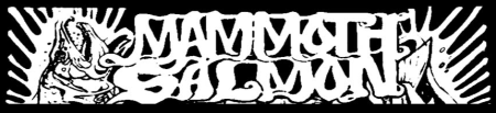 Mammoth Salmon - large band logo - B&W
