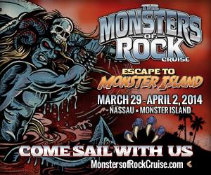 Monsters Of Rock Cruise - 2014 - promo flyer
