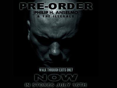 Philip H. Anselmo & The Illegals - promo album flyer