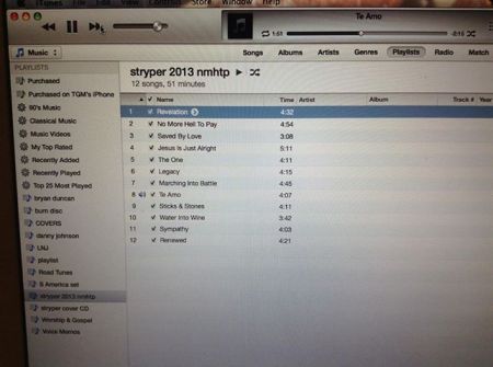 Stryper - track listing - No More Hell To Pay - 2013