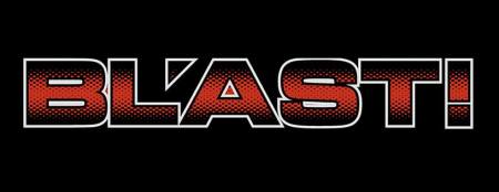 BL'AST! - Large Band Logo - red:black:white