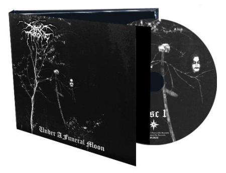 Darkthrone - Under A Funeral Moon - promo CD cover - 2013