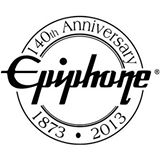 Epiphone - classic logo - 140th anniversary logo - promo - B&W
