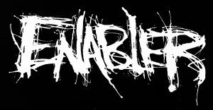 Enabler - band logo - B&W - 2013