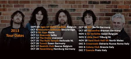 Tygers Of Pan Tang - tour dates - 2013 - promo banner - band