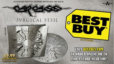 Carcass - Surgical Steel - promo banner - best buy - 2013