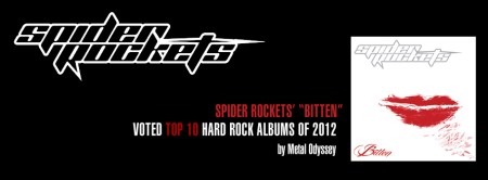 Spider Rockets - Bitten - promo banner - Metal Odyssey - 2013