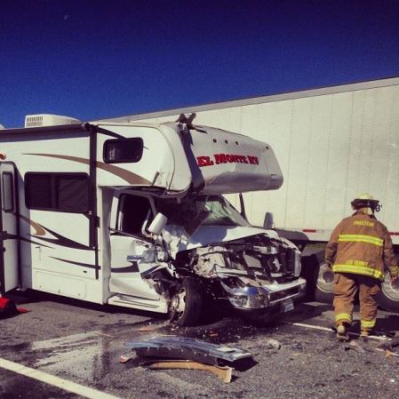 Sylosis - Tour Bus Crash - pic - 2013 - Sept. 26