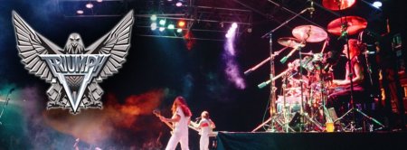 Triumph - promo banner - live band - classic logo - #1