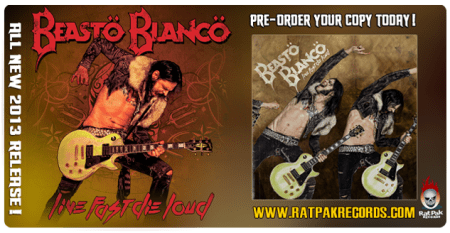 Beasto Blanco - live fast die loud - promo album banner - 2013