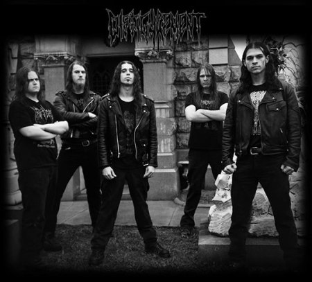 Disfigurement - band promo pic - #1 - B&W - 2013