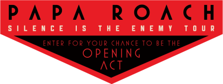 PAPA ROACH - Silence Is The Enemy Tour - promo banner - 2013