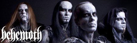 Behemoth - promo banner - band - classic logo - 2013