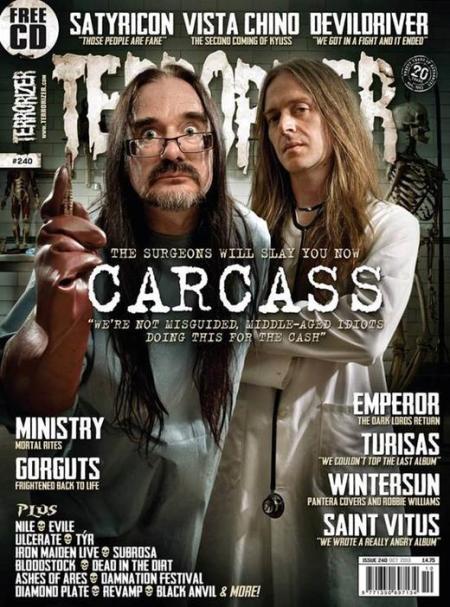 Carcass - Terrorizer - promo magazine cover - #240 - 2013