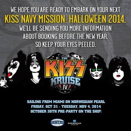 Kiss Kruise IV - promo flyer - 2014