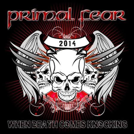 Primal Fear - When Death Comes Knocking - promo single cover art - 2013
