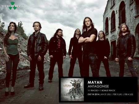 Mayan - Antagonise - promo band pic - 2013 - #405
