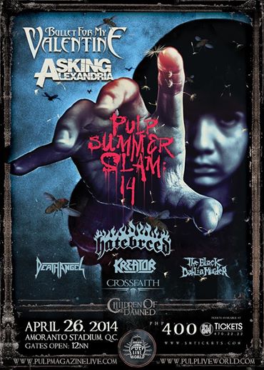 Pulp Summer Slam - 2014 - promo flyer