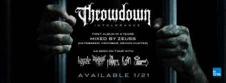 Throwdown - Intolerance - promo album banner - 2014