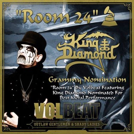 Volbeat - King Diamond - Room 24 - grammy nomination - 2013 - promo pic